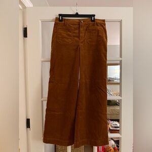 LOFT womens Corduroy Pants in Rich Brown